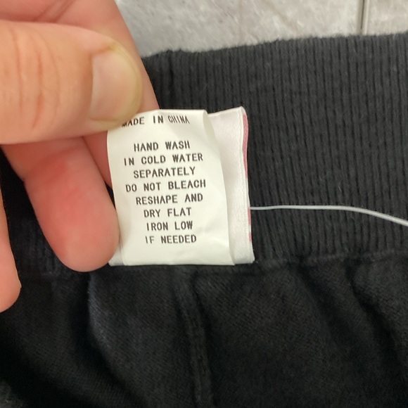 Luna Soft Black Wide Leg Pants Women’s Sz XL Pull On Cozy Drawstring Lounge - Picture 11 of 14